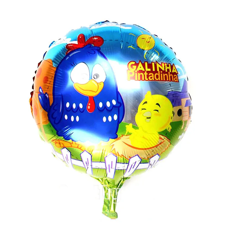 18 дюймов благоприятный цыпленок детские игрушки Алюминиевые шарики для