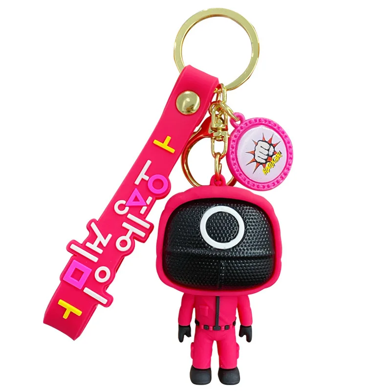 Creative Game Cartoon Epoxy Keychain Trend Car Key Pendant Lovely Bag Small Ornaments