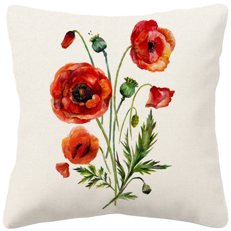 Merry Christmas Cushion Cover Xmas Pillow Case 45X45cm Home Decor Living Room Sofa Decoration | Дом и сад