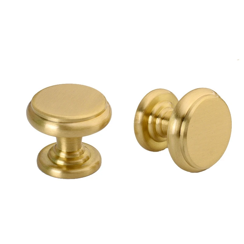 Латунные ручки для шкафа кухонные ящики Золотая мебель фурнитура ретро фотошкаф