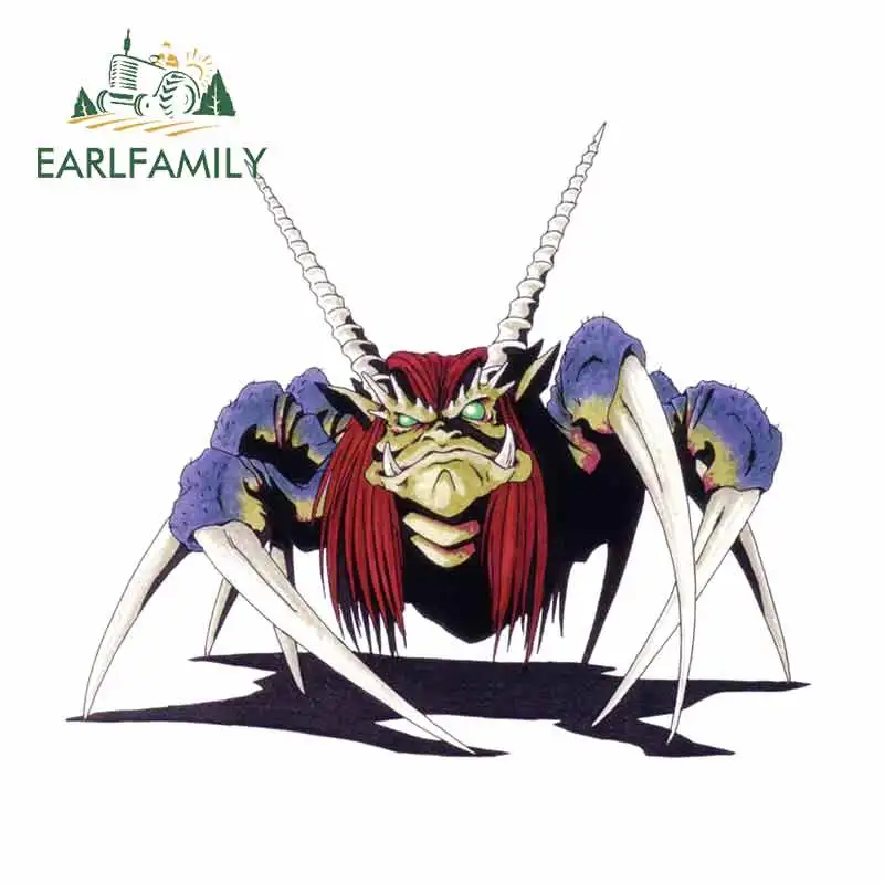 

Виниловые наклейки EARLFAMILY, 13 см х 11,3 см, для мотоцикла цучигумо, машина, бампер, окно, «сделай сам», JDM, окклюзия, царапина, наклейка на ветровое ...