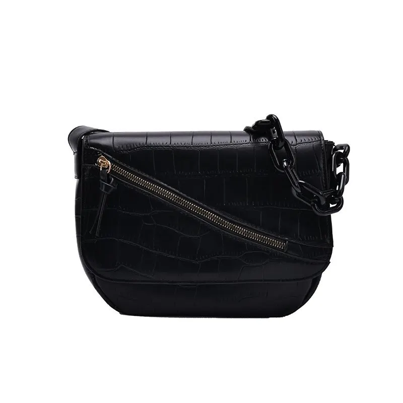 

Small Stone Pattern PU Leather Crossbody Bags For Women 2020 Branded Shoulder Handbags Female Travel Handbag Designer Hand bag
