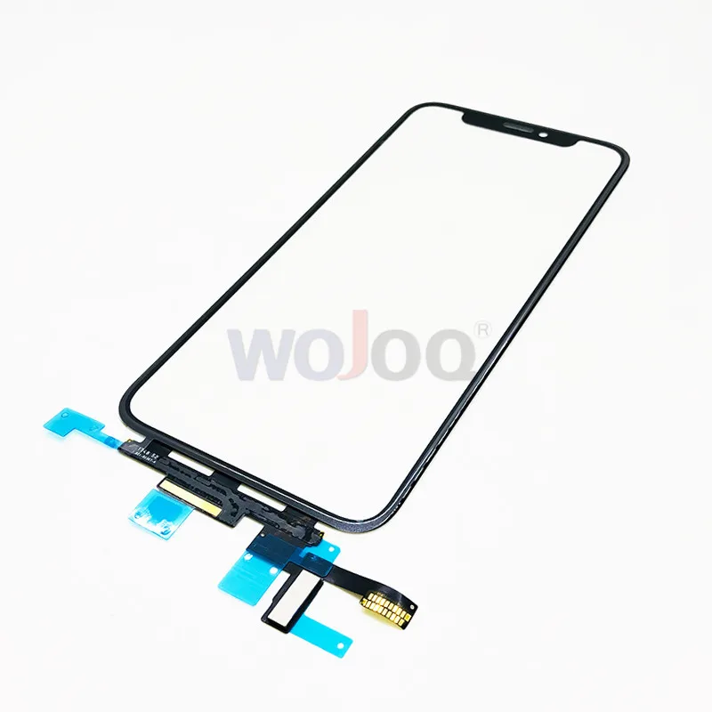 Сенсорный экран дигитайзер стеклянная панель объектива для iPhone 11 X XS XR Max внешний
