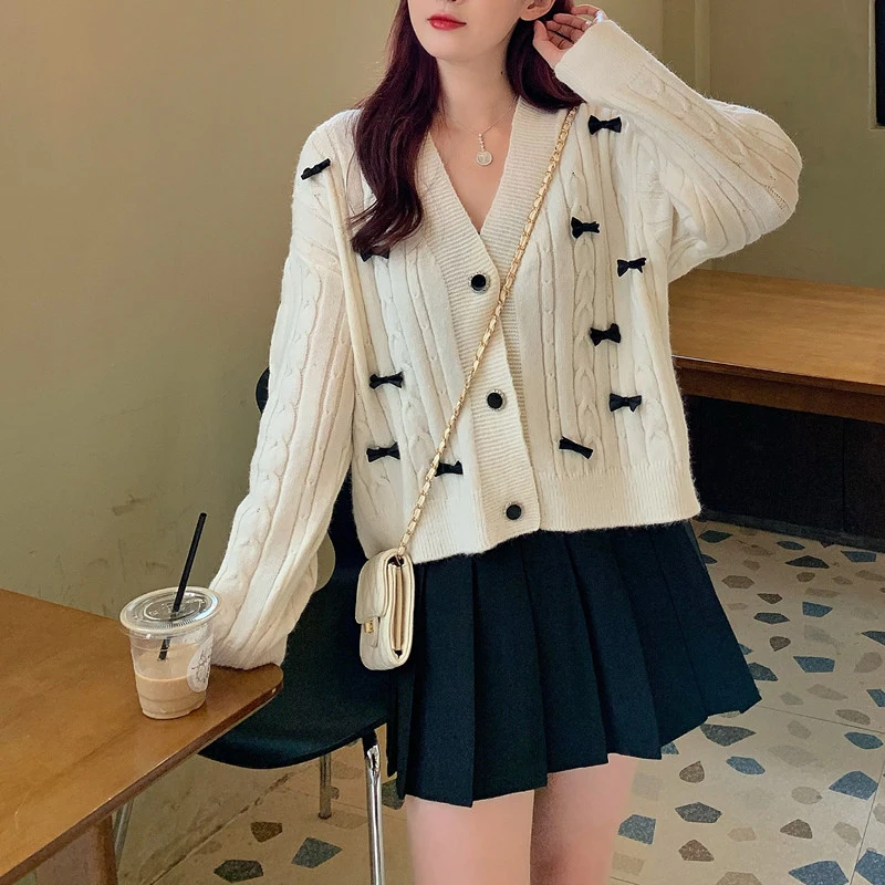 VSUE Для женщин Мягкий трикотажный свитер с длинными рукавами белый серый тонкий