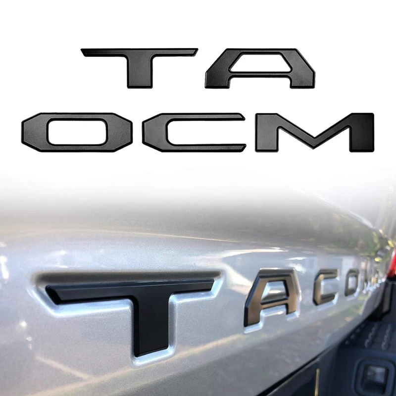 3D рельефная задняя крышка с надписью Эмблема для Toyota Tacoma 2016-2019 эмблема вставки