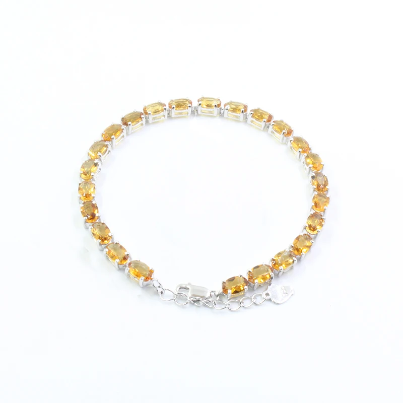 Классический женский браслет для вечеринки 25 шт. серебряный из натурального