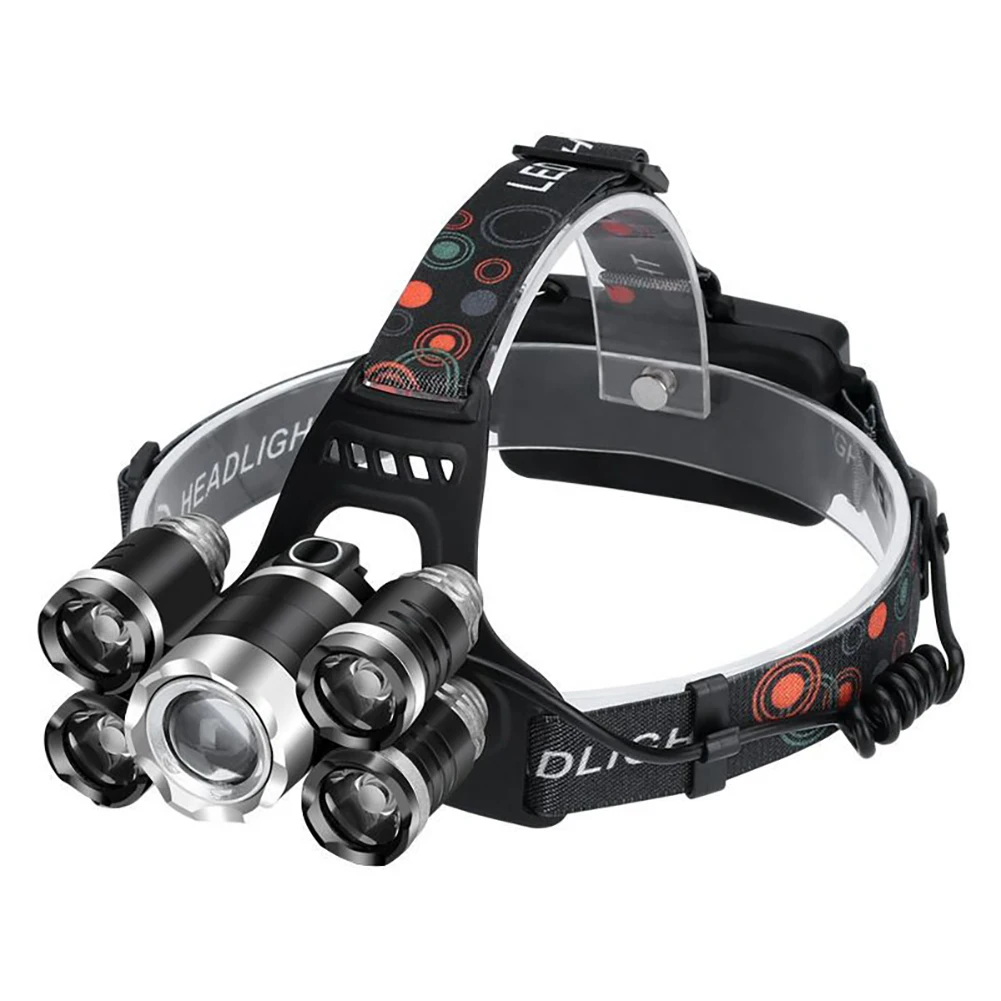 

Mini LED Headlamp LED Headlight Head Lamp Flashlight Torch Head Light Light with Wide Headband Fishing Flashlight