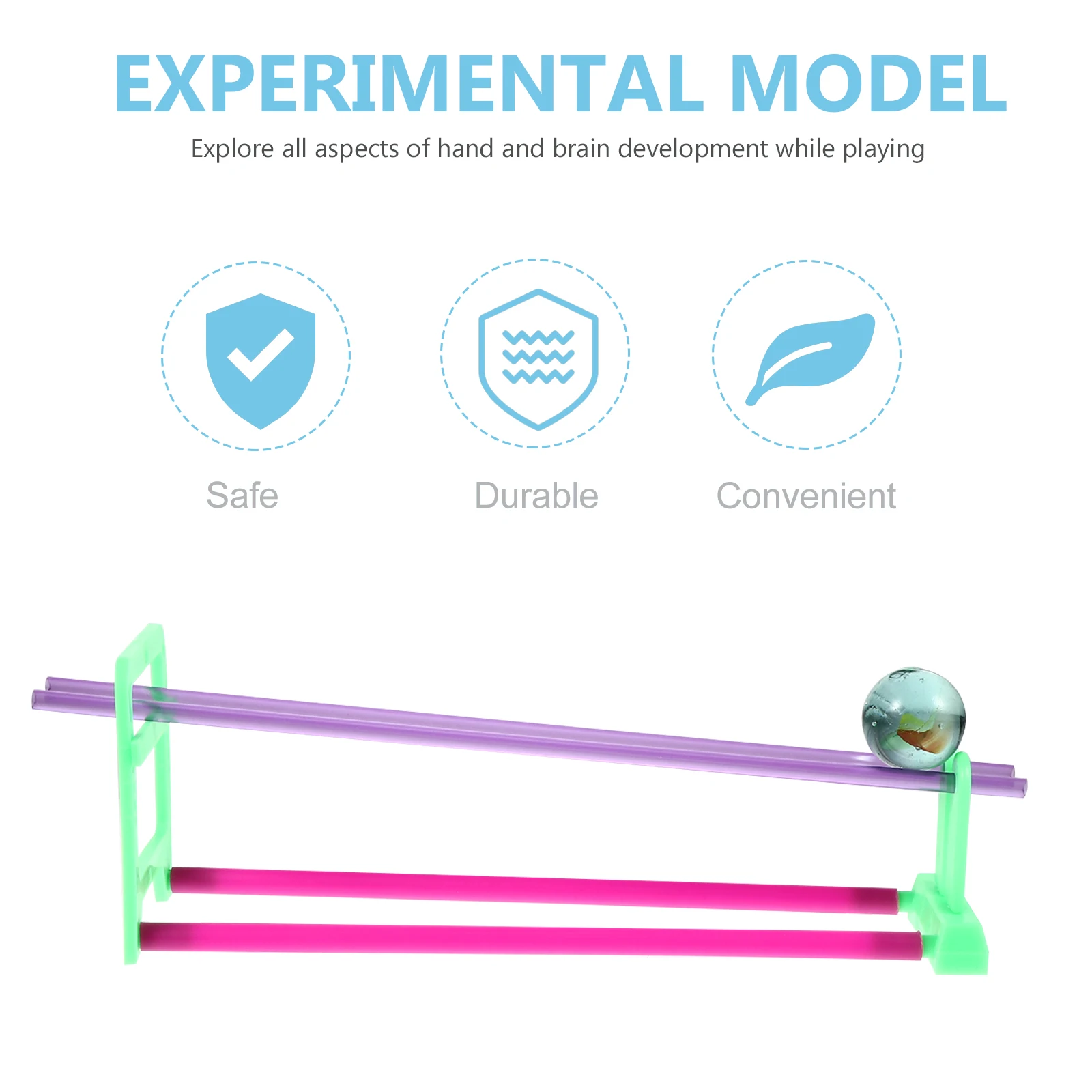 

1 Set Educational DIY Model Toys Science Technology Dual Track Strange Slope