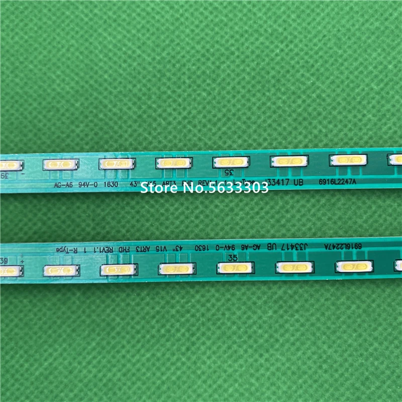 Светодиодный фонарь для подсветки LG 43 V15 ART3 FHD R L 43LX540S 6922L 0145A 6916L2189A 6916L2188A LC430EUE FH M3 39