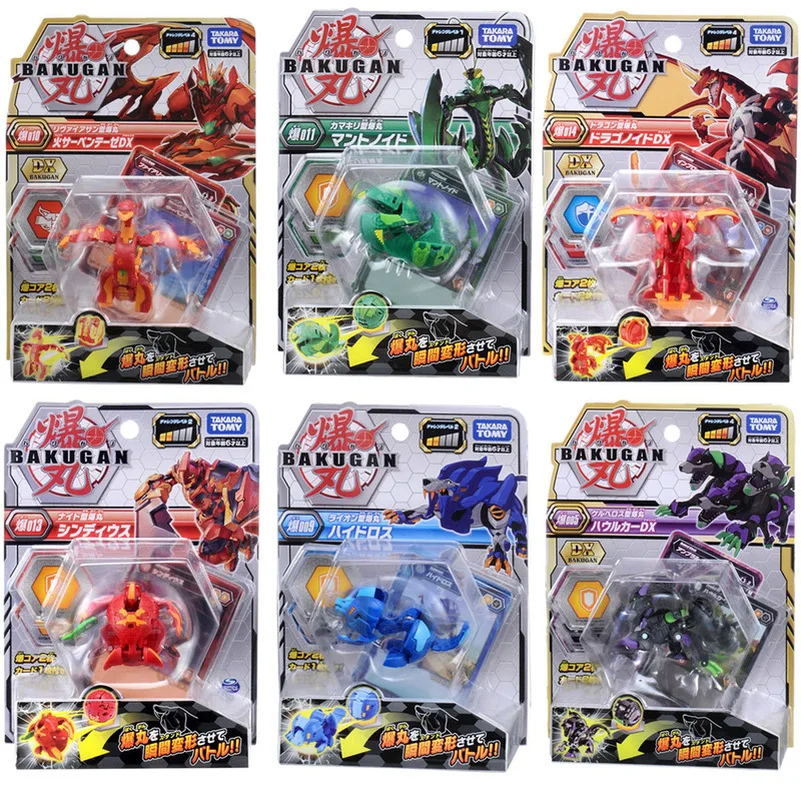 Мяч для трансформации Takara Tomy Battle Bakuten Baku Planet Toy Dragonid Brawler Starter Pack Tops Spinning Game