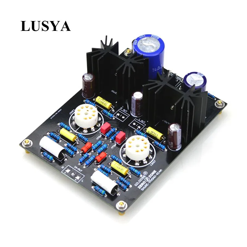 Lusya MM PHONO 12AX7 Tube предусилитель аудио панель усилителя 12 15V AC DIY/готовая