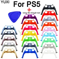 yuxi for ps5 controller joystick handle decorative strip for ps5 decoration strip gamepad shell cover