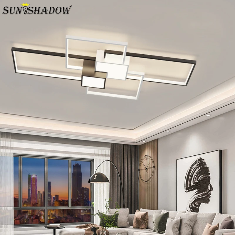 Акриловый светодиодный потолочный светильник современный комнатный