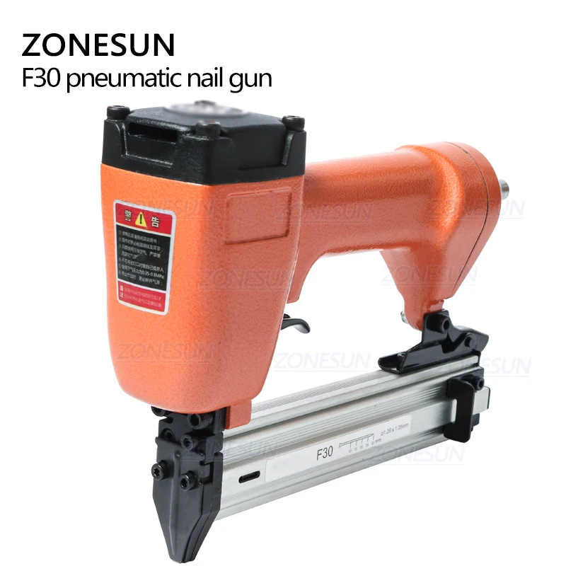 ZONESUN F30 плотник пневматический пистолет для ногтей деревообрабатывающий