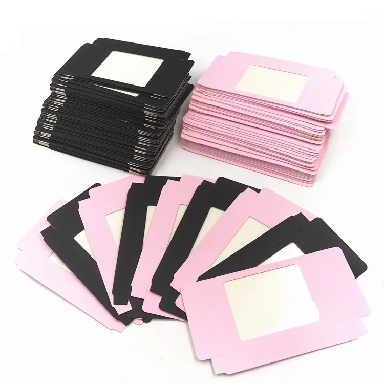 

10/20/50 шт., бумажные коробки для упаковки ресниц, 10-25 мм