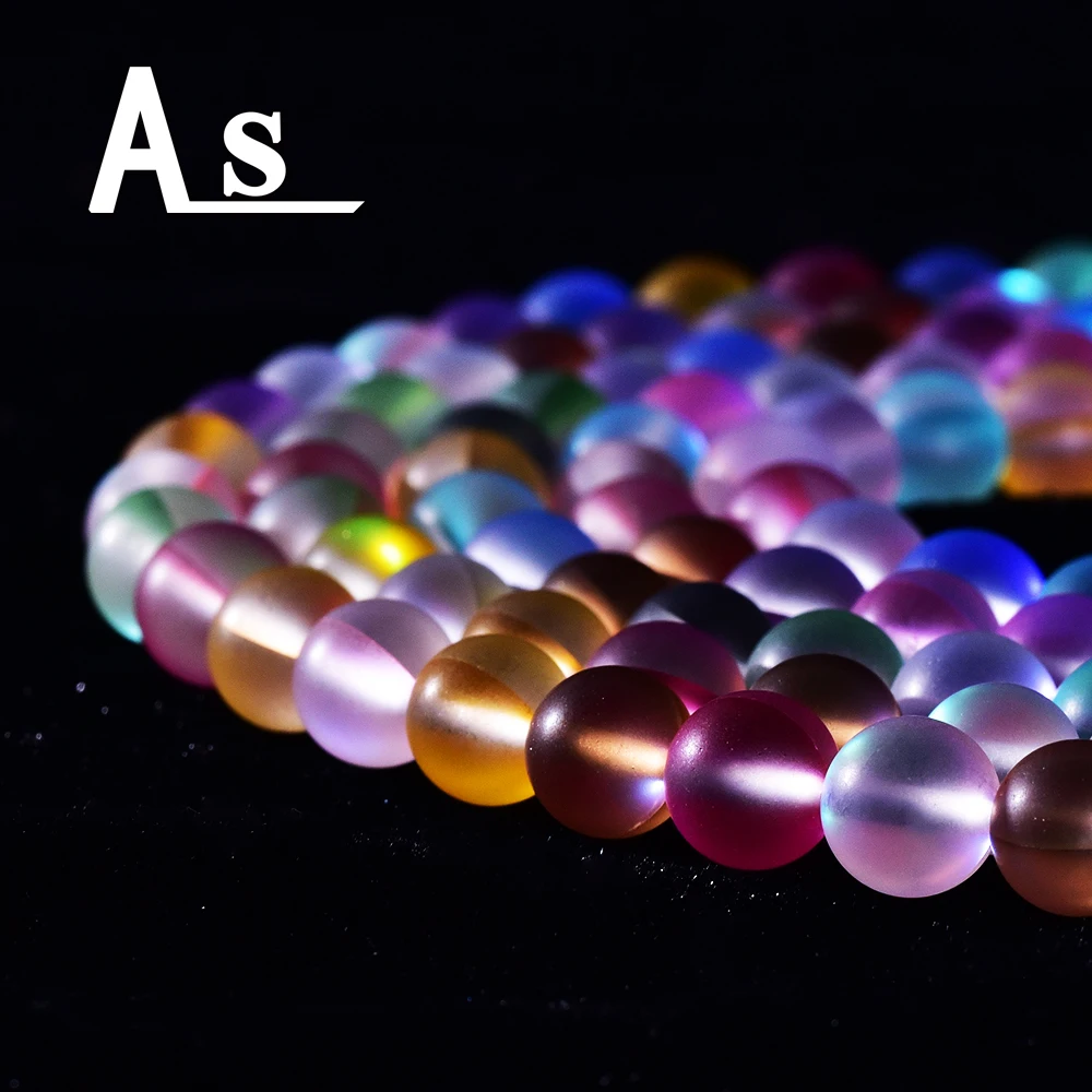 Блестящие стеклянные бусины Asingeloo для изготовления ювелирных изделий