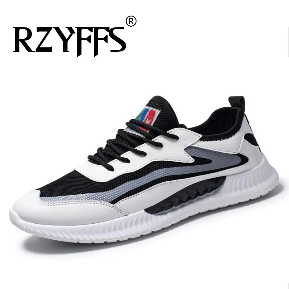 

Dropshipping adults Fashion Trend Men Casual Shoes Breathable Autumn Summer Mesh Brand lace-up male Sneakers Lightweight A54-04