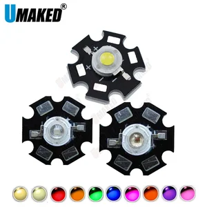 1 Вт 3 Вт Светодиодная печатная плата с чипом белыйтеплый белыйкрасныйзеленыйсинийжелтыйоранжевый источник светильник Высокое качество гарантия 2 года Бесплатная доставка