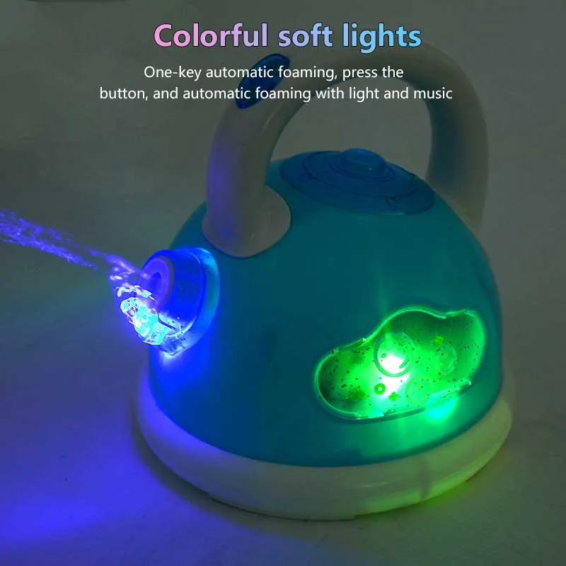 

Holiday atmosphere warm field bubble machine children's educational kettle bubble machine children's toys