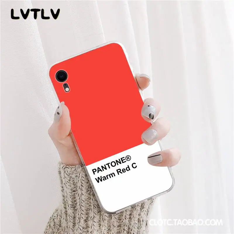 LVTLV Caliente Pantone DIY роскошный высококачественный чехол для телефона iPhone 11 pro XS MAX 8 7 6 6S