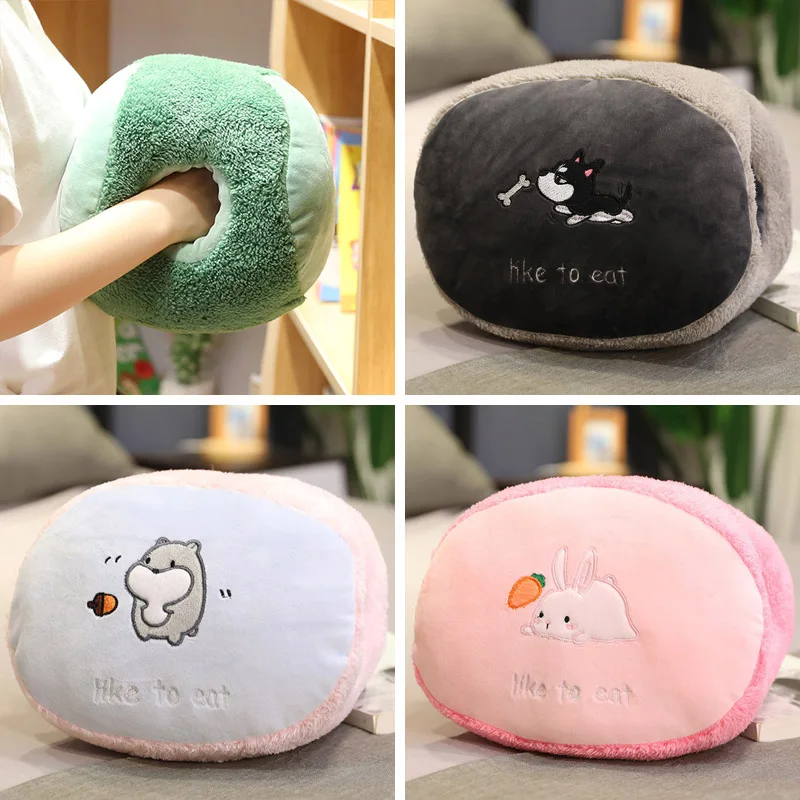 30 см хомяк Хаски мягкие набивные животные подушки подогреватель для рук собака