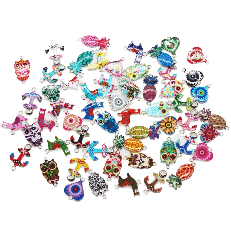 Эмалированная Подвеска для ювелирных изделий 6 шт. | Украшения и аксессуары