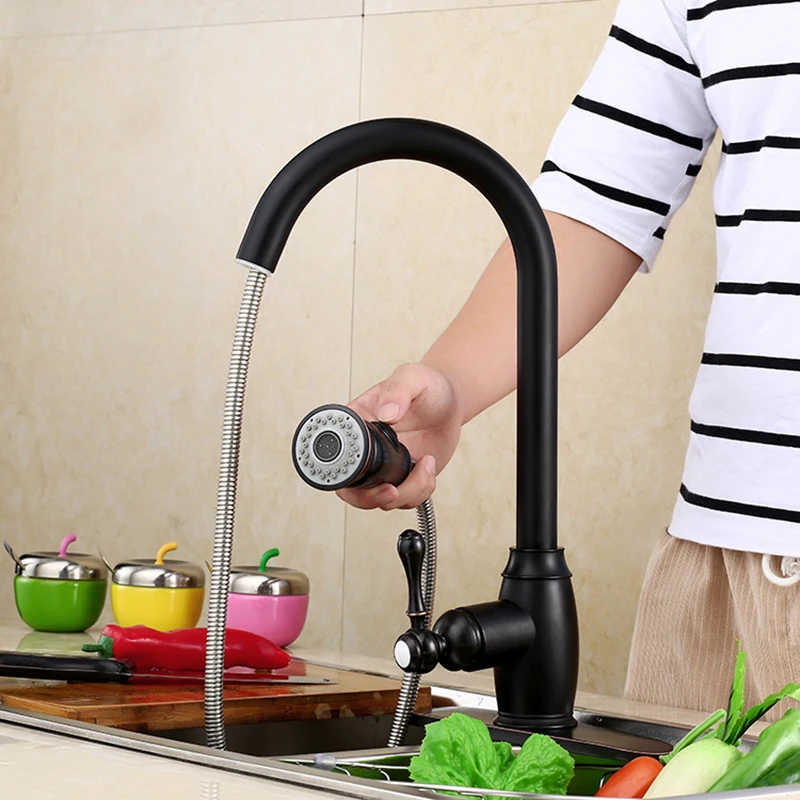 Смеситель для кухни латунный кран горячей и холодной воды крепление на раковину