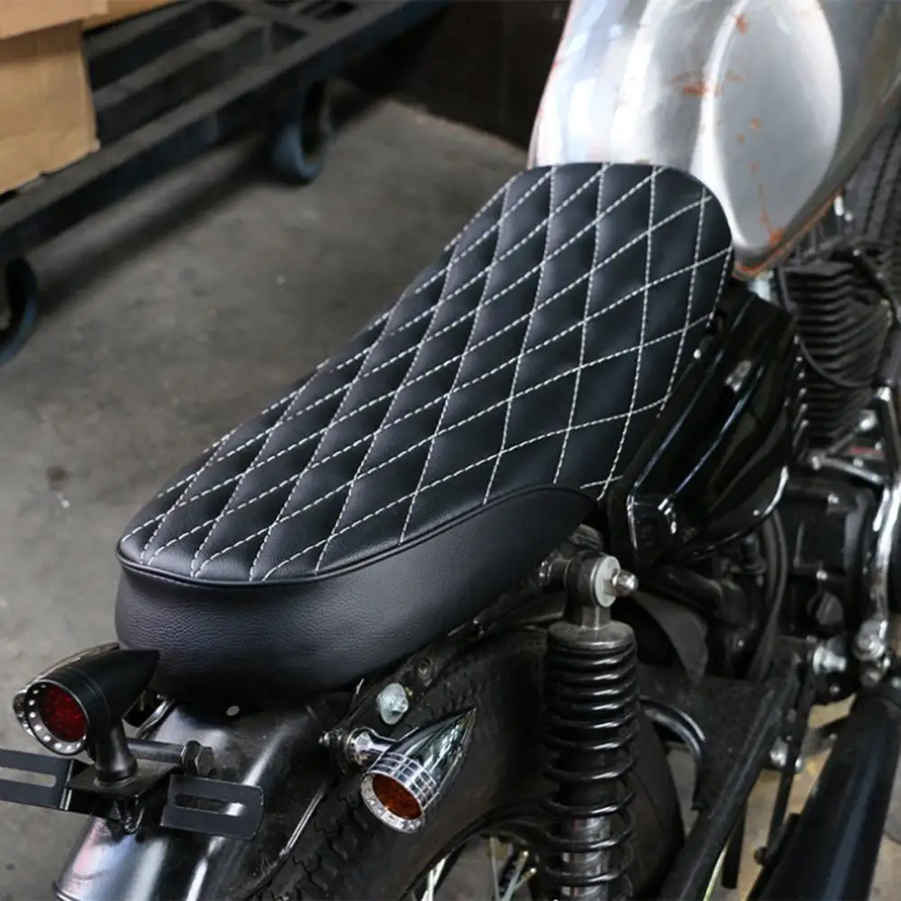Универсальный Винтажный чехол на сиденье мотоцикла седло в стиле ретро для Honda