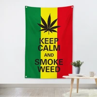 jamaica reggae rock band hanging art waterproof hanging cloth polyester fabric canvas painting flag banner bar cafe hotel decor