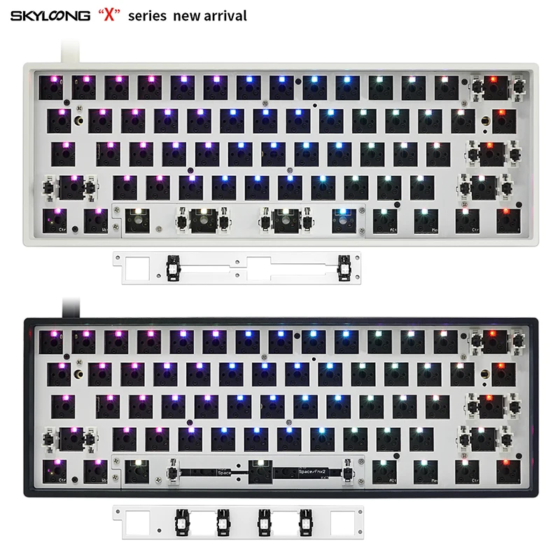 Клавиатура Механическая Keypro GK61 GK61X RGB 60% 61 клавиша горячая Распродажа