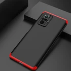 Противоударный чехол для Xiaomi Redmi Note 10 Pro Max, 10T, Note 10, 11 Lite, 4G, 360, K40, Poco F3, M3, X3, NFC, 11X, 11i, 9A, матовый, жесткий на 5G градусов