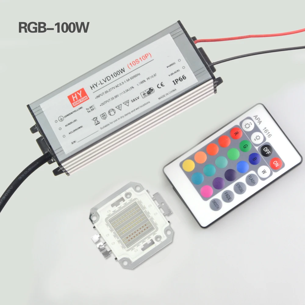 RGB Светодиодная лампа COB светодиодная лампочка 10 Вт 100 + IP67 Светодиодный