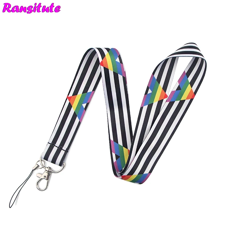 Ransitute дерево строптивый шнур Ключ ID карта телефон ремень USB держатель значок