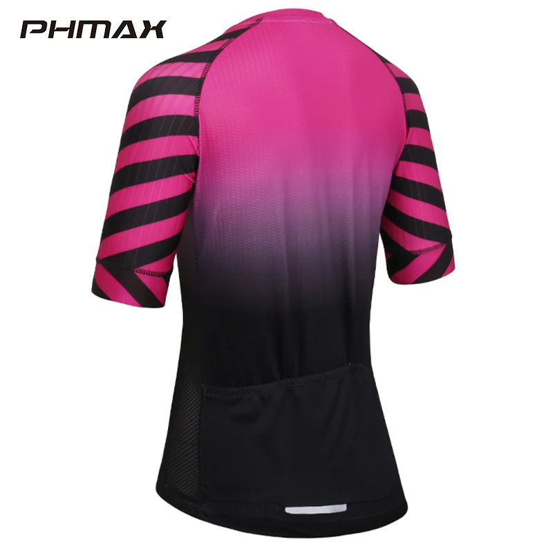 Дышащая женская футболка PHMAX для велоспорта быстросохнущая одежда летняя