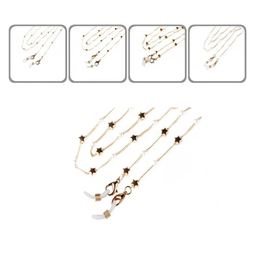 

Чехол для лица, стильный яркий ремешок, искусственный сплав, украшение для очков, аксессуар для вечерние