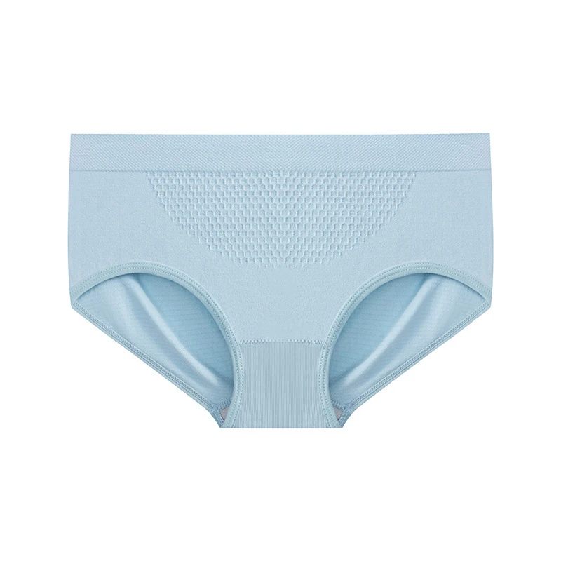 

Cotton Soft Panties for Female Breathable Underwear Solid Mid-Rise Lady Briefs Comfortable Seamless Underpants Elastic Lingerie