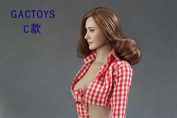 Скульптура головы азиатской звезды Gactoys GC014 масштаб 1/6 экшен-фигурка | Игрушки и