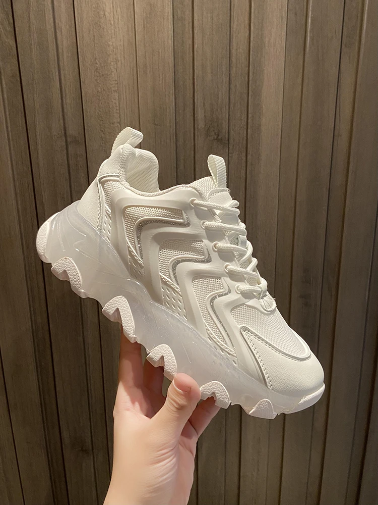 

Large Size 35-40 Ladies Single Shoes Spring And Autumn New Simple And Versatile Pure Color Casual Sports Shoes