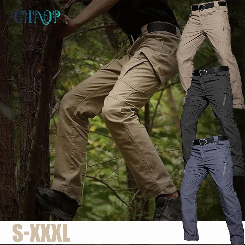 

Field Tactical Men's Pants Military Combat Trousers SWAT Training Outdoor Joggers Work Trousers Breathable Quick Dry Man Pant