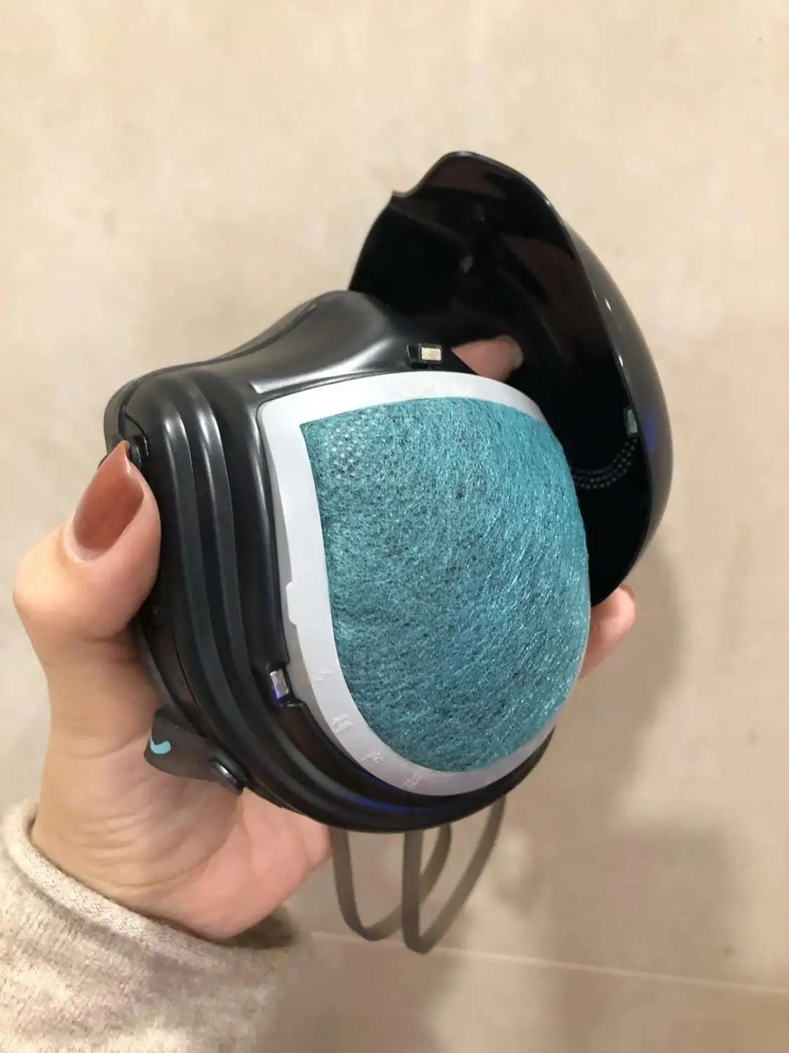 Youpin Q5Pro маска PM2.5 Пыленепроницаемая для лица 4 слойная Защитная электрическая от