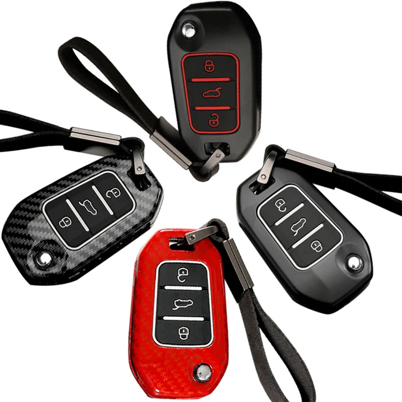 Цинковый сплав + силиконовый чехол для автомобиля корпус дистанционного ключа