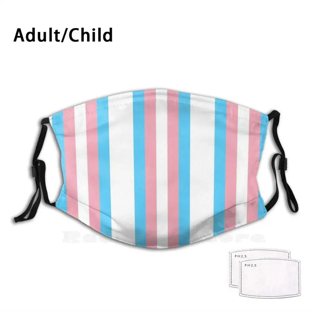 Безымянный нет. 8 для взрослых и детей против пыли фильтр Diy маска Trans Пол ЛГБТ Ftm Mtf