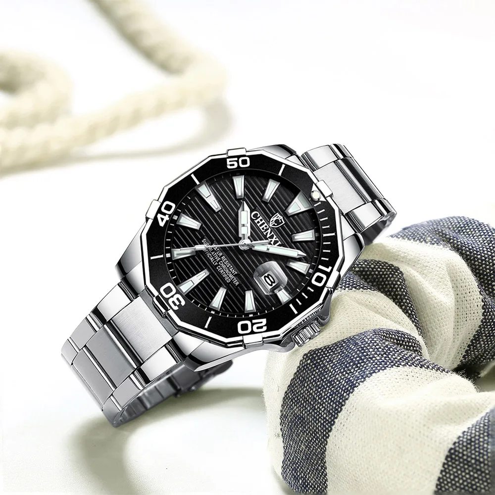 Relojes Hombre 2020 водонепроницаемые мужские часы из нержавеющей стали Роскошные