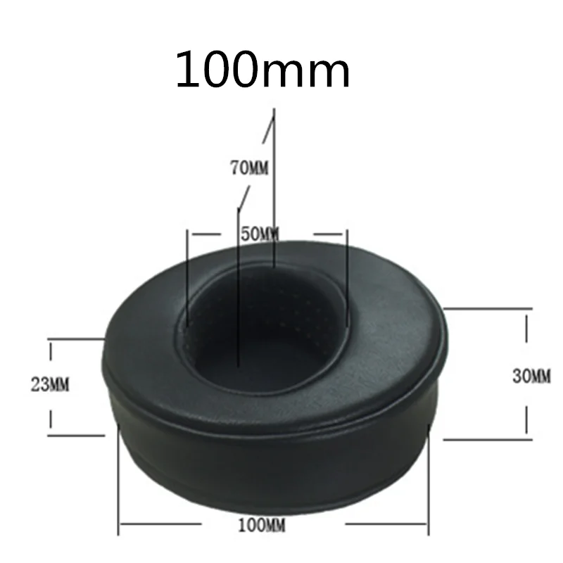 

2Pairs Angled Sheepskin Replacement Earpads Ear Cushions Ear Pads Pillow 80MM 85MM 90MM 95 100MM 105MM 110MM