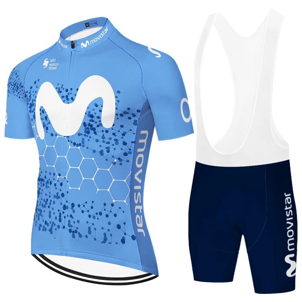 2020 команда Movistar Велоспорт Джерси Мужской mallot ciclismo hombre Summe костюм велосипед кюлот