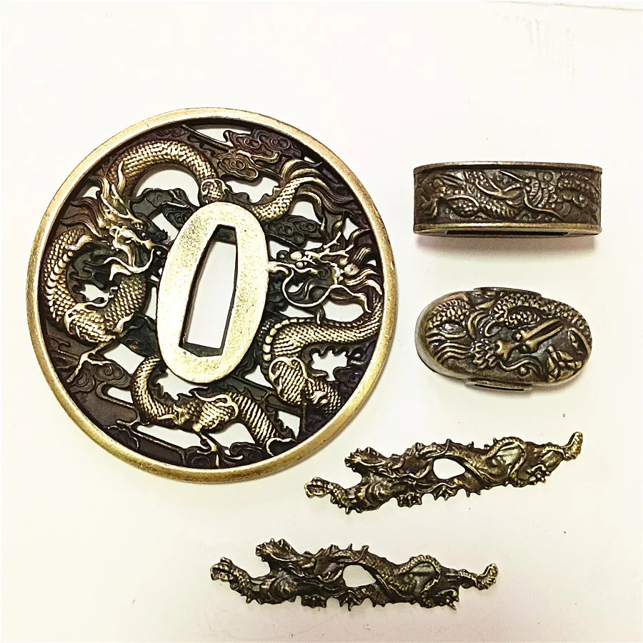 Японский самурайский меч катана/вакидзаси/комплект аксессуаров для защиты