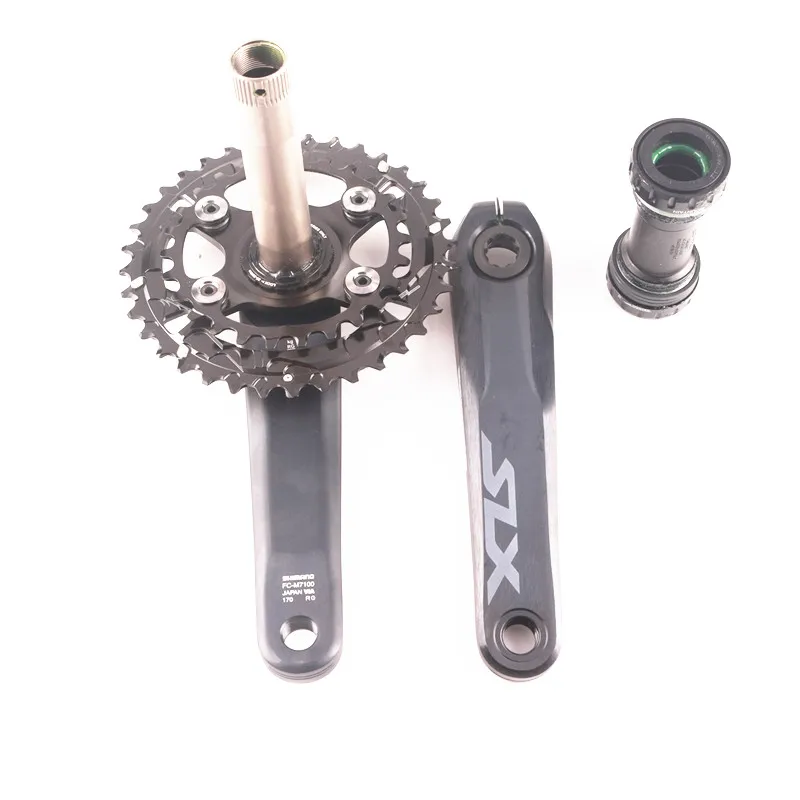 Shimano SLX FC M7100 2x12 Скорость MTB велосипедный шатун полый Tech II 36-26T 170 мм 175 мм двойная цепь MTB велосипед Кривошип с BB