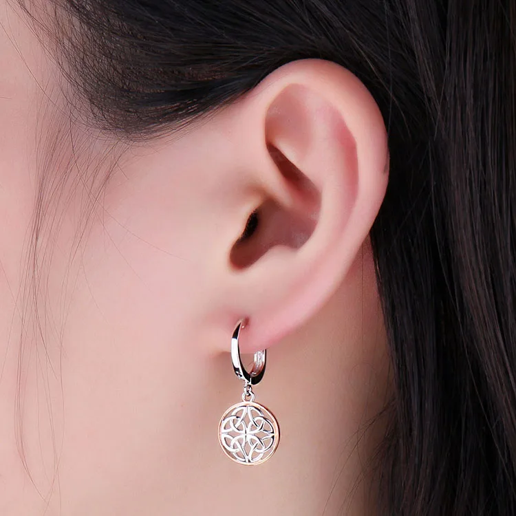 JewelryPalace полые Селтикс узлы серьги 925 пробы серебро модный подарок для ювелирных изделий для лучших друзей лидер продаж; Новинка поступления