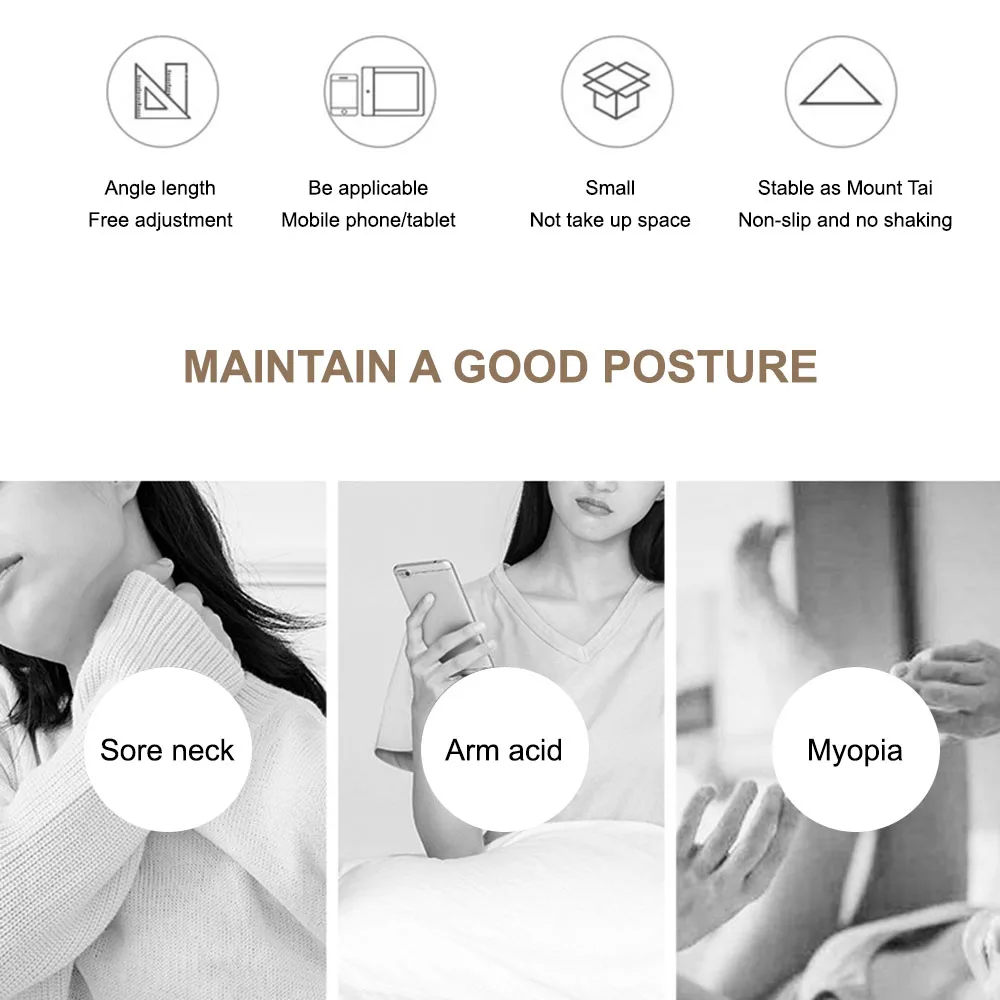 

Lazy Bracket Holder For Mobile Phone Tablet Universal Adjustable Holder For iPhone Samsung Huawei Xiaomi iPad Tablet Desk Holder