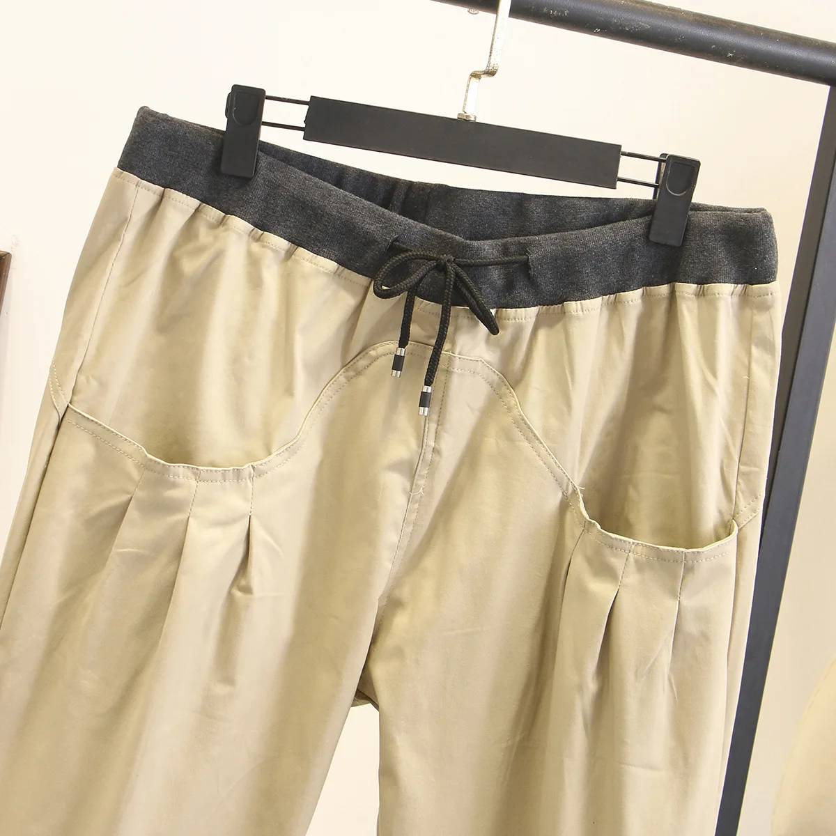 Женская обувь Сезон весна лето Брюки леди шаравары жаночыя Сложите карман брюки